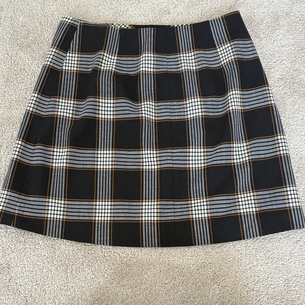 Aritzia Black and White Checkered Mini Skirt - Picture 3 of 5